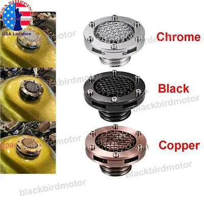 Aluminum Motorcycle Mesh Fuel Gas Tank Cap Cover For Harley Sportster 48 72 883 • $22.03