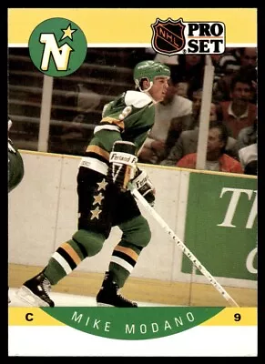 1990-91 Pro Set Mike Modano Minnesota North Stars #142 • $1.48