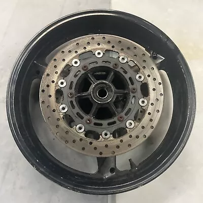 99 00 01 02 YAMAHA R6  FRONT WHEEL / RIM W/ ROTORS - STRAIGHT - *NICE* • $139.99