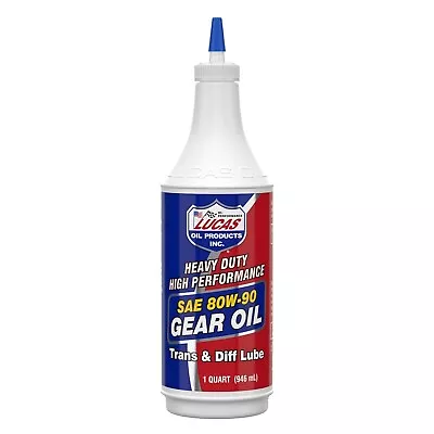 Lucas Oil 10043 SAE 80W-90 Heavy Duty Gear Oil - 1 Quart • $15.38