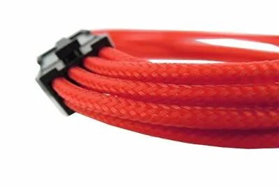 Single Sleeved RED Cable 8 PIN PCI EPS 300 Mm GELID SOLUTIONS 18 AWG M6B8UK M6B8 • £18.66