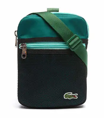 Lacoste Outfit Contrast Flat Crossover Canvas Bag • $75.85