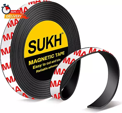 Magnetic Tape Strips With Adhesive Backing Magnetic Strip Magnet Band New • $10.68