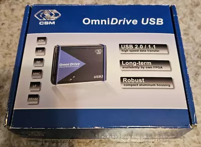 CSM Omnidrive USB2 LF USB ATA Flash/Sram/Linear Flash PC Card Reader • $799.99