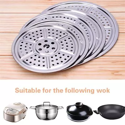 Stainless Steel Multifunction Steamer Shelf Cookware Pot Steaming Steamer Rack • $6.41