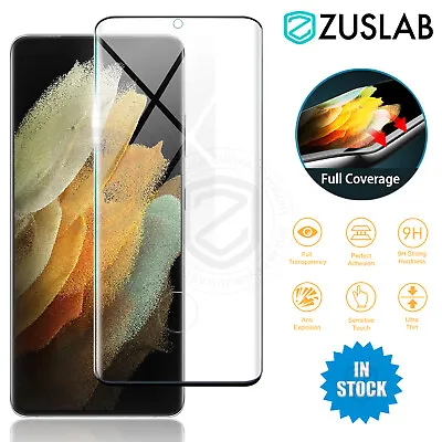 For Galaxy S24 S23 S22 S21 S20 FE Plus Ultra S10 Tempered Glass Screen Protector • $8.95