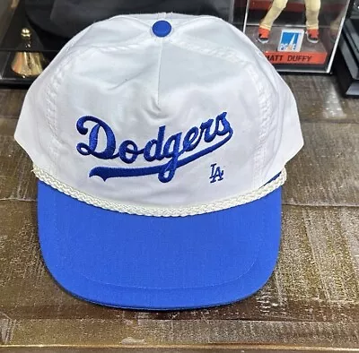 Vintage LA Los Angeles Dodgers Universal Pro Rope Brim MLB SnapBack Hat Cap • $75