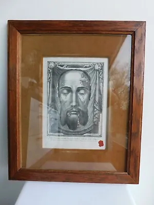 Large Holy Face Relic * Veil Of Veronica Sudarium * COA 1887 • $2250