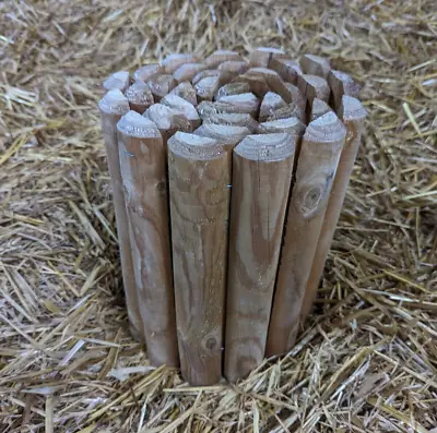 Wooden Timber Half Log Border Edging Roll For Flower Beds And Lawns 30cm X 180cm • £14.99