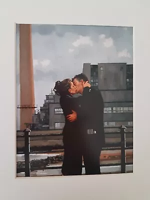 Jack Vettriano LONG TIME GONE WHITE Mounted Art Print Special Offer • £3.79