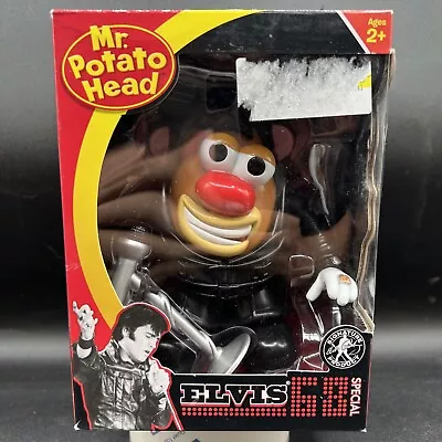 2010 Mr Potato Head ELVIS PRESLEY 1968 Comeback Special Ed Black Jacket Mic LOOK • $39.99