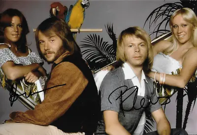 Bjorn Ulvaeus & Benny Andersson ABBA Signed Photograph 1 *With Proof & COA* • £150
