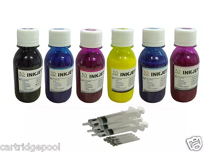 ND® Pigment Ink For Cartridge 77 78 R260 R280 R380 RX580 RX595 RX680 6x100ML • $46.95