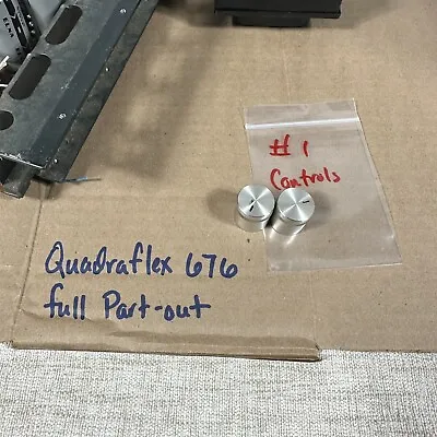Quadraflex 767 Stereo Receiver Part-Out Selector Tone Volume Knobs Lot Of 2 • $15