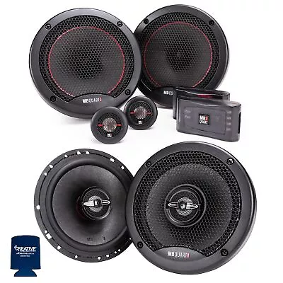 MB Quart PS1-216 6.5  Speakers With 1-Pair Of PK1-116 6.5  Coaxial Speakers • $388.73