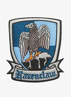 $14.95 • Buy Harry Potter Ravenclaw Bird Crest Embroidered IRON ON Patch Badge 3 1/2  X 3  