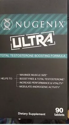 Nugenix Ultra Total Boosting Formula 90 Tablets Exp 11/2025+  • $46.99