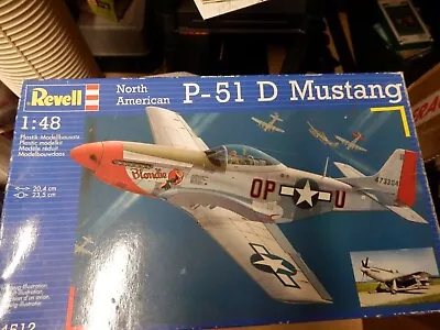 Revell 1/48  North American 04512 P-51 D Mustang Boxed - Different Decals  • £17.99