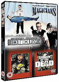£2.74 • Buy Shaun Of The Dead/Hot Fuzz/Magicians DVD (2008) Simon Pegg, Wright (DIR) Cert