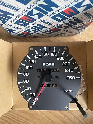 Nismo Old Logo Speedo Meter Cluster 260 Skyline GTR R32 BNR32 RB26 Rare NISSAN • $525