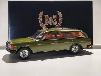 BOS Models 1982 Mercedes-Benz 200T W123 Estate Wagon 1:18 Scale Resin Car Green • $499.95
