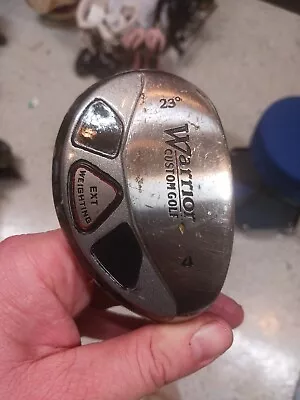 $23 • Buy NEW Other WARRIOR CUSTOM GOLF 23˚ #4 HYBRID GOLF CLUB - RH Reg Flex