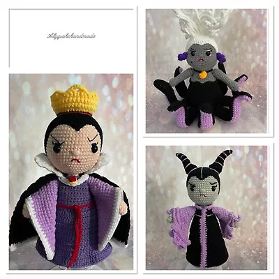 Handmade Crochet Doll Evil Queens • $80