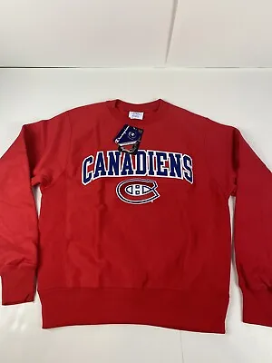 NWT Montreal Canadiens Champion Sweatshirt Reverse Weave Size Small New NHL • $59.95