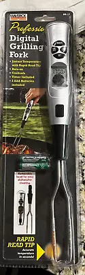 Maverick Professional Digital Grilling Fork Thermometer And Timer BBQ NEW BB-11 • $10