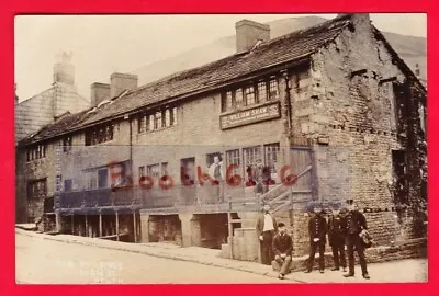 Postcard DELPH HIGH ST. Oldham OLD BUILDINGS [C.C.] C1905 RP William Shaw's SHOP • £15