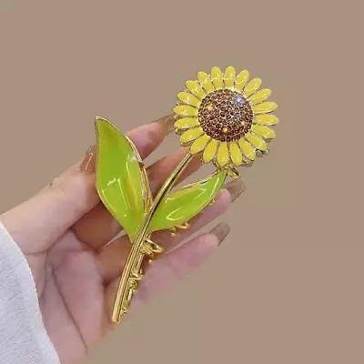 Tulip Hair Claw Clip Large Metal Sunflower Hair Clamp Lily Flower Hair Clip H5W8 • £2.83