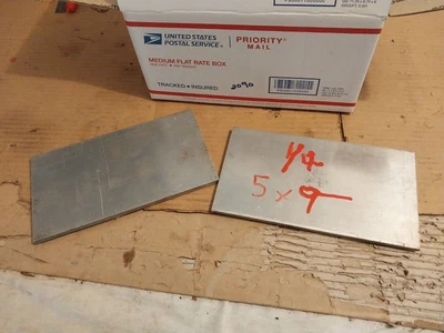 $22 • Buy Aluminum 2024 T3 2 Pcs.  1/4 Thk.plate #2090