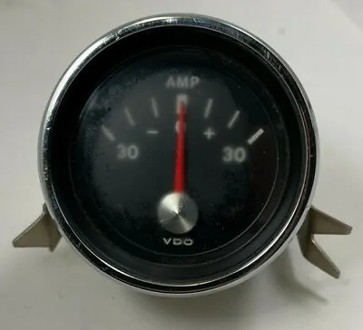 VDO MARINE Ammeter Gauge 2-3/8  Diameter 30 - 0 - 30 Scale 12V - Made In Germany • $59.95