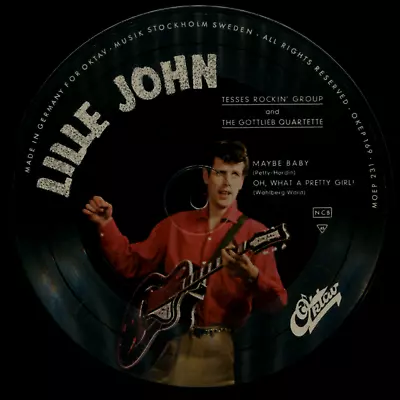 ♫ EP 1958 Lille John MAYBE BABY Buddy Holly +3  RARE PICTURE DISC GERMANY VG++ ♫ • £154.11