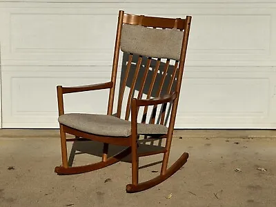 Vintage Large Hans J Wegner Rocker For Tarm Stole Og Mobelfabrik • $900