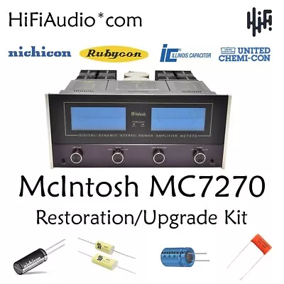 McIntosh MC7270 Amp Amplifier Rebuild Restoration Recap Service Kit Fix Repair • $195