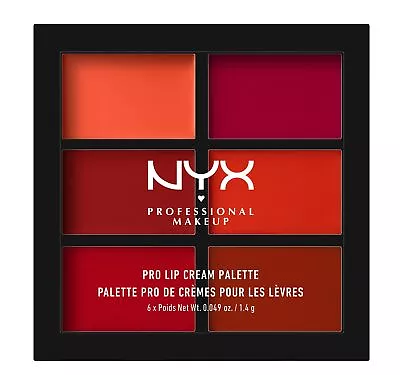 NYX PROFESSIONAL MAKEUP Pro Lip Cream Palette The Reds 0.317 Ounce • $15.45