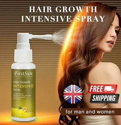 Hair Growth Dense Regrowth Ginger Serum Oil Anti-Loss Treatment Spray 30ML ✅🔥 • £5.45