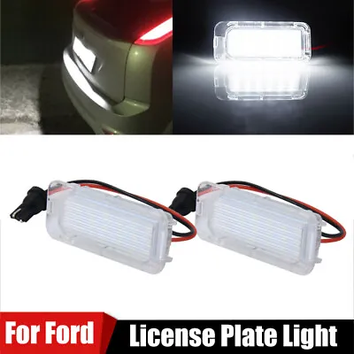 $10.79 • Buy 2x LED Number License Plate Light For Ford Focus 5D/Fiesta/Mondeo MK4/C-Max MK2
