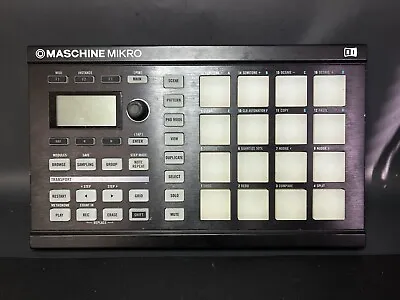 Native Instruments Maschine Mikro MK2 Black NO SOFTWARE Or Cables • $45