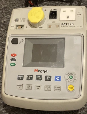 £250 • Buy MEGGER PAT 320, Portable Appliance Tester