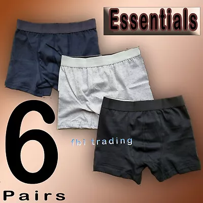 6  Mens  Hipster Trunks Boxer Shorts Underwear Underpants  Boxers Size S-XL • £6.99