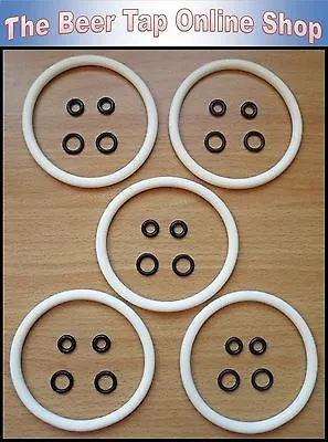 £5.99 • Buy Silicone Keg O Ring Cornelius Seal Kit For Ball Lock Corny Beer Kegs - Homebrew