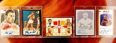 *muhammad Ali* *mike Tyson *joe Frazier *larry Holmes *4x Auto Trunks Patch* 1/1 • $2595