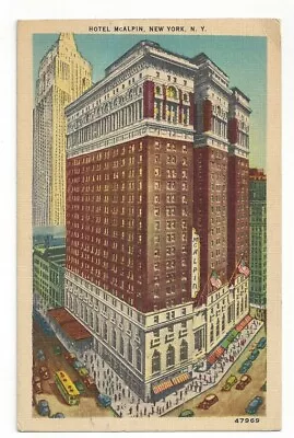 Postcard NY Hotel McAlpin New York N. Y. • $2.24