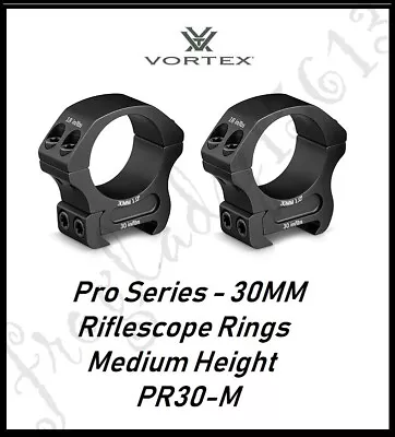 VORTEX OPTICS Pro Series 30MM Riflescope Rings  - Medium Height - PR30-M • $79