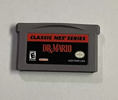 Dr. Mario Classic NES Series - Nintendo GameBoy Advance Cartridge GBA Authentic • $16.49