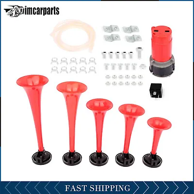 Loud 5 Trumpets Ultra Dixie Musical  Air Horn Kit Dukes Of Hazzard General Lee • $31.79