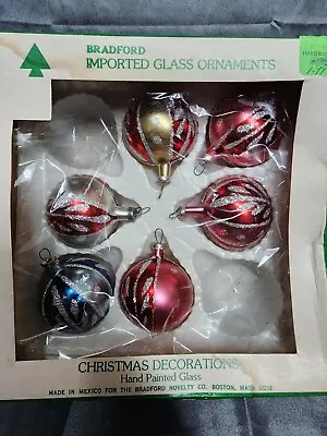 $3 • Buy Vintage Pyramid Christmas Ornaments (Clear Bells And Multicolor)