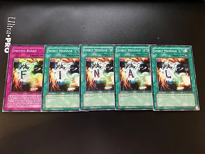 Destiny Board 5 Card Set RP02-EN045-49 'FINAL' Retro Pack 2 Near Mint Yugioh • £8.09